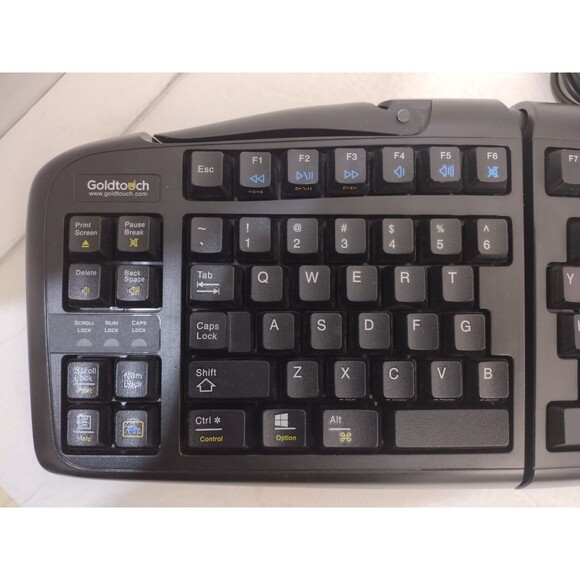 Goldtouch SK-2730 Black Ergonomic Adjustable Split Keyboard Mac PC - Picture 16 of 16